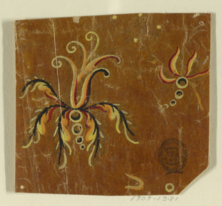 Drawing, Design for a Woven Fabric, Fragment