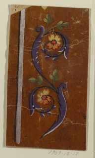 Drawing, Design for a Woven Vertical Border