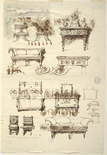 Drawing, Furniture Designs