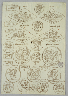 Drawing, Project for Decoration of Ceiling