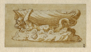 Drawing, Design for a Saltcellar