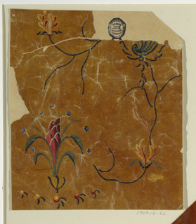 Drawing, Design for a Woven Fabric, Fragment