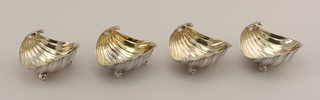 A Set of Four Shell-Shaped Dishes Dishes