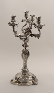 Pair of Three-Arm Candelabra Candelabra