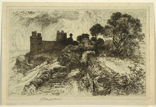 Print, Harlech Castle, North Wales