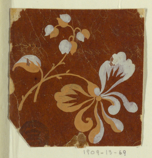 Drawing, Design for a Motif of a Woven Fabric