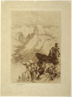 Print, The South Dome, Yosemite Valley