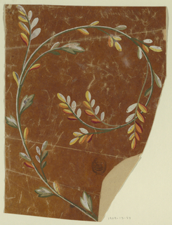 Drawing, Design for a Woven Fabric, Fragment