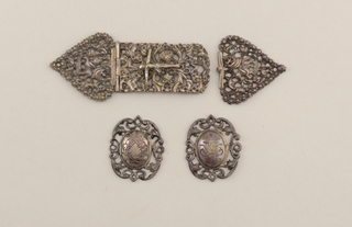 Bible Clasp and Two Ornamental Bosses Clasp, Bosses