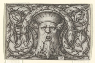Print, Panel with a Mascaron