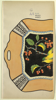Drawing, Design for a Platter