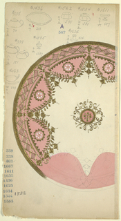 Drawing, Design for a Plate