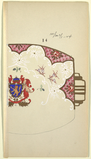 Drawing, Design for a Platter