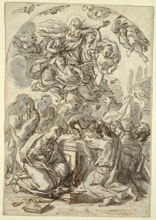 Drawing, Assumption of the Virgin
