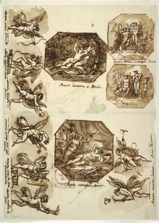 Drawing, Cupid and Psyche: Four Octagons and Eight Drawings of Cupid