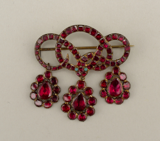 Serpent Brooch With Pendants (probably England)