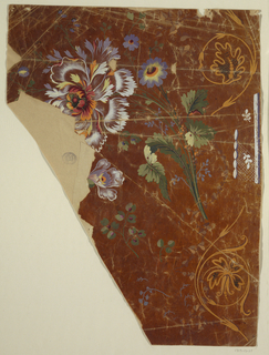 Drawing, Design for an Embroidered or Woven Fabric