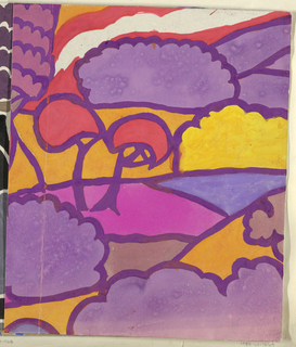 Drawing, Textile Design: Bisamberg