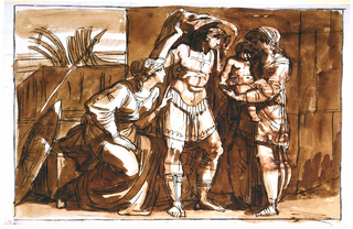 Drawing, Hector's Farewell (Addio di Ettore a Andromaca)