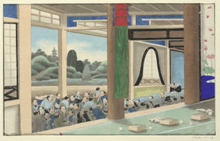 Drawing, One of Sixteen Scenes of the Death and Burial of a Man