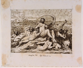 Drawing, Triumph of Galatea