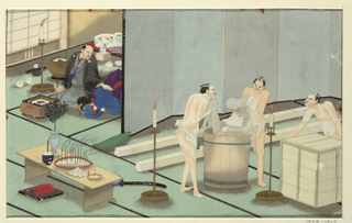 Drawing, One of Sixteen Scenes of the Death and Burial of a Man