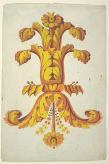 Drawing, Design for a Woven Fabric, Fragment