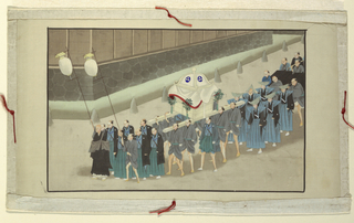 Drawing, One of Sixteen Scenes of the Death and Burial of a Man