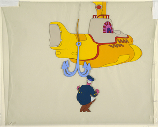 Drawing, Cartoon for "The Yellow Submarine"
