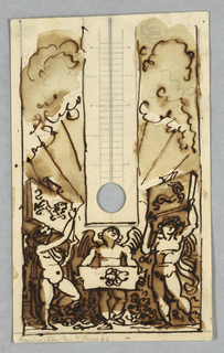 Drawing, Thermometer