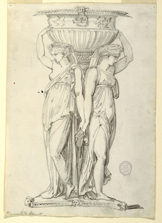 Drawing, Design for a Vessel