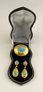 Earrings, Bracelet And Brooch (France)