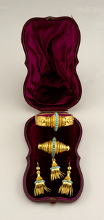 Earrings, Bracelet And Brooch (possibly France)