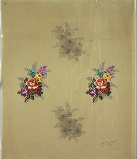 Drawing, Design for Woven Textile