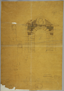 Drawing, Design for Orangerie, Hestercombe House, Taunton, Somerset
