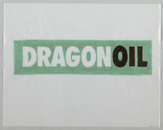 Drawing, DragonOil (Green)