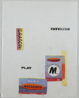 Drawing, Product Layout for Motorama/DragonOil