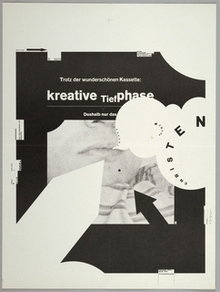 Poster, Trotz der wunderschönen Kassette: kreative Tiefphase