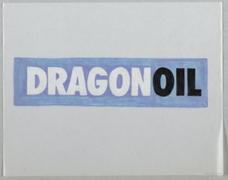 Drawing, DragonOil (Blue)