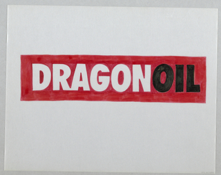 Drawing, DragonOil (Red)