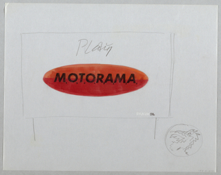 Drawing, Product Layout for Motorama/DragonOil