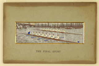 Woven Silk, Stevengraph, "The Final Spurt"