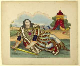 Print, Edmund Kean as Richard III