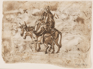 Drawing, Christ's Entry into Jerusalem