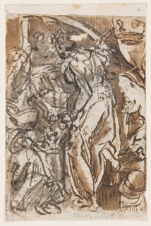 Drawing, Judith with the Head of Holofernes