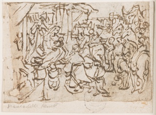 Drawing, Adoration of the Magi