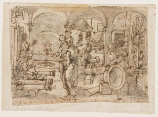 Drawing, The Invention of Gunpowder