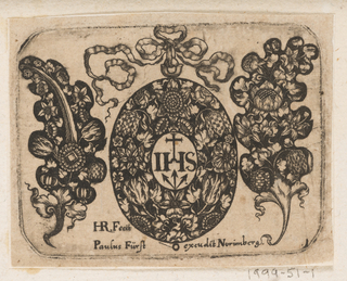 Print, "Title Plate," Plate 1 from "Goldsmith Ornament Designs"