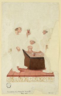 Pin-prick Picture, Peasants in a Cabaret