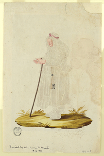 Pin-prick Picture, Old Beggar Woman